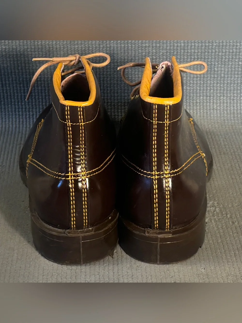 Dutch Military Surplus Leer Continental Boots Men’s Size 8.5